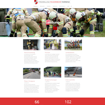 kleine afbeelding van website Freiwillige Feuerwehr Tarrenz